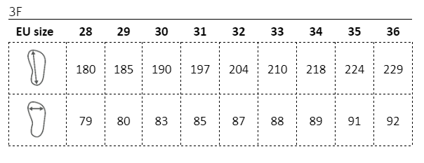 3F TurnSchuhe 28-36